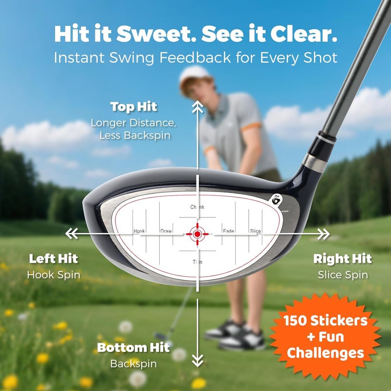 FODESAN Store No-Residue Golf Impact Tape – 2026 Innovative High-Resolution Strike Stickers – Instant Swing Feedback, Fun & Effective Practice, Training Gift for Beginners & Pros - Image 5